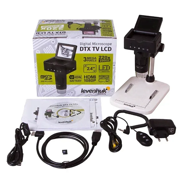 Цифровой микроскоп Levenhuk DTX TV LCD-4