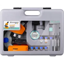 Микроскоп BRESSER Junior 40–640x с набором для опытов, в кейсе 74326