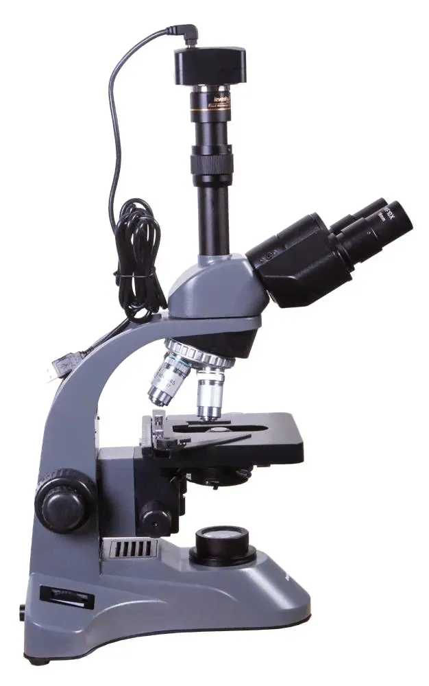 Микроскоп Levenhuk D740T, 5,1 Мпикс, тринокулярный