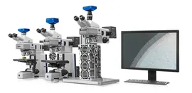Axio Scope.A1 исследовательский цифровой микроскоп для металлографии и материаловедения. Универсальный прямой микроскоп Carl Zeiss для исследования в проходящем и отраженном свете, а также флуоресцент