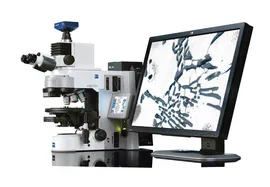 Axio Imager Vario Z2m исследовательский цифровой микроскоп для металлографии и материаловедения с моторизованным штативом. Универсальный прямой микроскоп Carl Zeiss для исследования в проходящем и отр