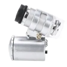 Микроскоп ANYSMART 60x мини, с подсветкой (2 LED) и ультрафиолетом (9882)