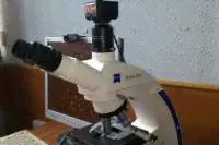 Carl Zeiss Primo Star тринокулярный Микроскоп для гемосканирования с цифровой системой визуализации, видеокамерой U3CMOS 3,1 Мп и специальной программой Дианел-Микро
