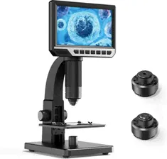 G2000, Цифровой микроскоп 2000X с LED подсветкой, 7" IPS LCD